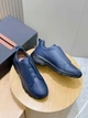 Мужские демисезонные кроссовки Zegna синего цвета 45 р (29.2см) - изображение 4