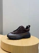 Мужские демисезонные кроссовки Zegna темно-коричневого цвета 45 р (29.2 см) - изображение 7