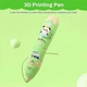 3D ручка для творчества и моделирования с пластиком трех цветов для детей и взрослых создание объемных объектов - изображение 2