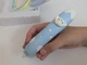 3D ручка с пластиком трех цветов для творчества и моделирования синяя красная зеленая - изображение 7
