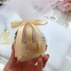 Мініатюрний плетений кошик для подачі їжі, пакування прикрас, декору 1 шт. Світло-коричневий - зображення 8