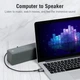 Звуковая карта USB Vention Audio USB-3.5мм 4pin Metal (OMTP-CTIA) Gray (CDLH0) - изображение 4
