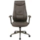 Крісло АКЛАС Булат R-SR (Штучна замша 02 Dark gray) - изображение 2