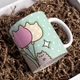 Чашка черная хамелеон с блестками Pusheen Пушин 330 мл (ПУ10074) - изображение 1