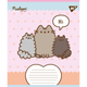 Тетрадь в клетку 12 листов Pusheen пушин, тетрадь ученическая школьная 12 страниц для девочек пушин Yes. - изображение 6
