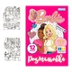 Раскраска для девочек, раскраска для девочек от 3 лет, Барби, Barbie 12 стр А4 1Вересня - изображение 1