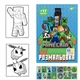 Розмальовка А4 Yes Minecraft з наліпками 8 сторінок - зображення 1