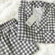 Пижама (рубашка + штаны) женская теплая Фланель 2XL серо-белая клетка Harmony COSY CHFGW0409 - изображение 4