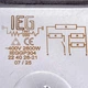 Конфорка квадратна 1122454237 IEG IEGGP304 220x220mm 2600W 400V (чавунна) - зображення 2