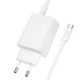 Сетевое зарядное устройство Borofone BAS76A Source PD30W+QC3.0 (1USB-A/1C) + кабель Type-C to Type-C (White) (245463) - изображение 4