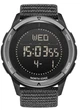 Тактичний водостійкий годинник з компасом, NORTH EDGE ALPS 5 BAR Black Original, дуже легкий і ударостійкий - изображение 3