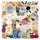 Стикерпак наклейки Jellycat герои: поросёнок, зайчик, динозавр, пингвин, утёнок, черешня (N315) - изображение 4