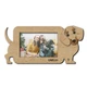 Фоторамка The Frame Depot с таксой персонализирована на 1 горизонтальное фото Бежевый (dog_dachshund) - изображение 1