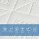 Декоративная самоклеющаяся 3D панель настенно-потолочная под ромб 700x700x3мм - изображение 2