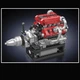 Конструктор двигун Ferrari V8 Mould King восьмициліндровий 750 деталей Червоний (28365) - зображення 5