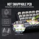 Игровая Клавиатура AULA F75 MAX Gradient Gray Беспроводная Механическая 2.4G/Bluetooth/USB type-c RGB Подсветка С Поддержкой HOT-SWAP - изображение 3