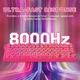 Ігрова Клавіатура ATTACK SHARK R82 HE Berry Red Магнітні світчі. Дротова 8000Hz/s. RGB Підсвічування, 84 keys, Switch 0.01mm. Rapid Trigger - зображення 3
