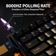 Механическая игровая клавиатура ATTACK SHARK X68 HE BLACK Rapid Trigger, магнитные переключатели Hall Effect, RGB, 66 клавиш, USB‑C, 8000 Гц - изображение 3