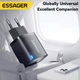 Зарядное устройство ESSAGER 30W GaN USB Type-C Быстрая зарядка QC3.0+PD3.0 для Apple iPhone, iPad, Samsung, Xiaomi (Black ES-CD52) - изображение 5