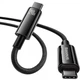 Кабель зарядки type c - type c 240w 3 метра Baseus Tungsten Gold Fast Charging (black) - изображение 5