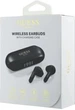 Słuchawki Guess Elongated Metalic Printed Logo Bluetooth 5.3 Bezprzewodowe + Stacja Dokujaca Czarne (3666339329006) - obraz 4