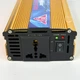 Инвертор 12В-220В 2000 Вт Power Inverter, автомобильный преобразователь напряжения с вентилятором охлаждения для ноутбуков, освещения, зарядных устройств, аудио- и видеотехники Золотистый, PVGD-2000-Gold - изображение 9