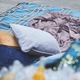 Килимок для пікніка Uquip Scotty M, 150 × 120 × 1 см, блакитний із сірим - зображення 12