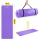 Коврик (мат) спортивный 4FIZJO NBR 180 x 60 x 1.5 см для йоги и фитнеса Violet (P-5907739311542) - изображение 3