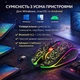Бездротова ігрова миша Bluetooth 5.2 / 2.4G RGB, двохрежимна чорна - зображення 3