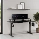 Стіл з регулюванням висоти Sense7 Nojo 140×70 см, електричний, чорний - зображення 2