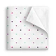 Непромокаемая пеленка Cosas PLAYFUL HEARTS Ранфорс 100x140 см (4822052445266) - изображение 1