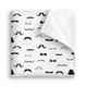 Непромокаемая пеленка Cosas MUSTACHE Ранфорс 70х120 см (4822052444115) - изображение 1