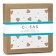 Непромокаемая пеленка Cosas BEIGE HEARTS Ранфорс 50х70 см (4822052443569) - изображение 2
