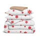 Комплект постільної білизни Cosas SNOWFLAKES BERRY Двоспальний Фланель 180x220 см (4822052479162) - зображення 1