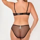 Комплект нижньої білизни Acousma UP 6537 чорний 85B(XL) - зображення 4