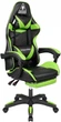 Комп'ютерне крісло для геймера Kruger&Matz Warrior GX-150 Black/Green (KM0790GR) - изображение 3