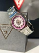 Годинник жіночий Guess інкрустований діамантом GW0551L1 оригінал - изображение 6