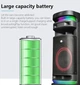 Колонка акустическая GEDI-G GD-9005 Bluetooth 50 Вт с микрофоном, FM и RGB подсветкой - изображение 3