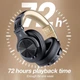 Наушники OneOdio Fusion A70 Black Gold - изображение 4