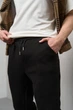 Штаны мужские Intruder Fleece прямые утепленные на флисе из трехнитки чёрные/2XL - изображение 4