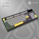 Клавиатура Ajazz AF98 Black USB-C Black Gray Yellow (AF98-BGY) - изображение 14