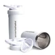 Шейкер спортивний SmartShake металевий Reforce Stainless Steel 30oz/900ml White - изображение 1