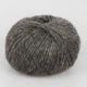 Candy-Yarn Mohair 75%, Серый меланж №49 - тонкая мохеровая пряжа с полиамидом 25 г / 237 м, для ажурных узоров, свитеров, шалей и кардиганов - изображение 3