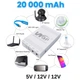 ИБП Mini UPS повербанк (20 000 мАч. 5V-12V-12V) для модема маршрутизатора роутера WGP MINI DC UPS WGP103С без блока питания - изображение 2
