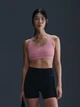 Спортивный топ для бега женский Nike W Nk Swsh Lgt Spt Bra DX6817-699 XL Розовый (0197860093683) - изображение 1
