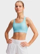 Спортивный топ для бега женский Under Armour Crossback Mid Bra 1361034-494 S Голубой (197779752695) - изображение 3