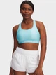 Спортивный топ для бега женский Under Armour Crossback Mid Bra 1361034-494 S Голубой (197779752695) - изображение 7