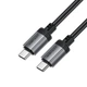 USB кабель AceFast C20-03, Type-C, 1.2 м., Черный - 573909 - изображение 3