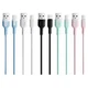 USB кабель XO NB212, Type-C, 1.0 м., Різнокольоровий - 431366 - зображення 1
