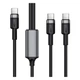 USB кабель AceFast C22-02, Type-C, 1.2 м., Черный - 673660 - изображение 1